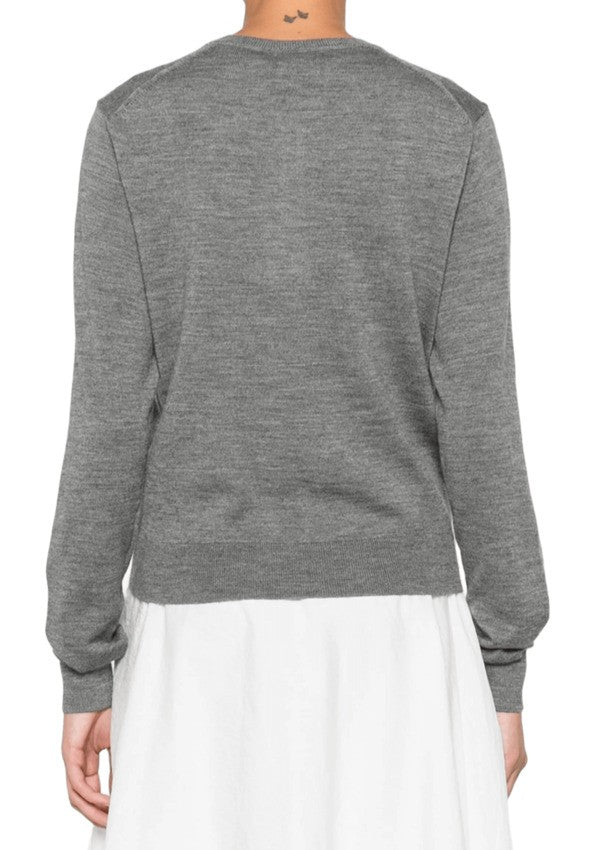 Medium-Weight Italian Wool Cardigan