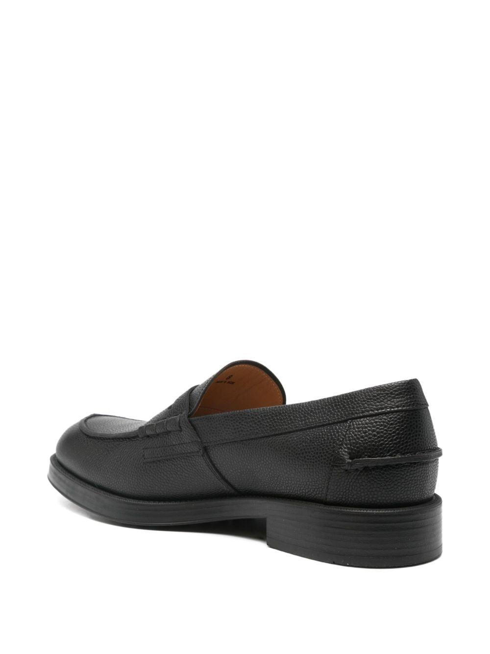Penny Strap Leather Loafers
