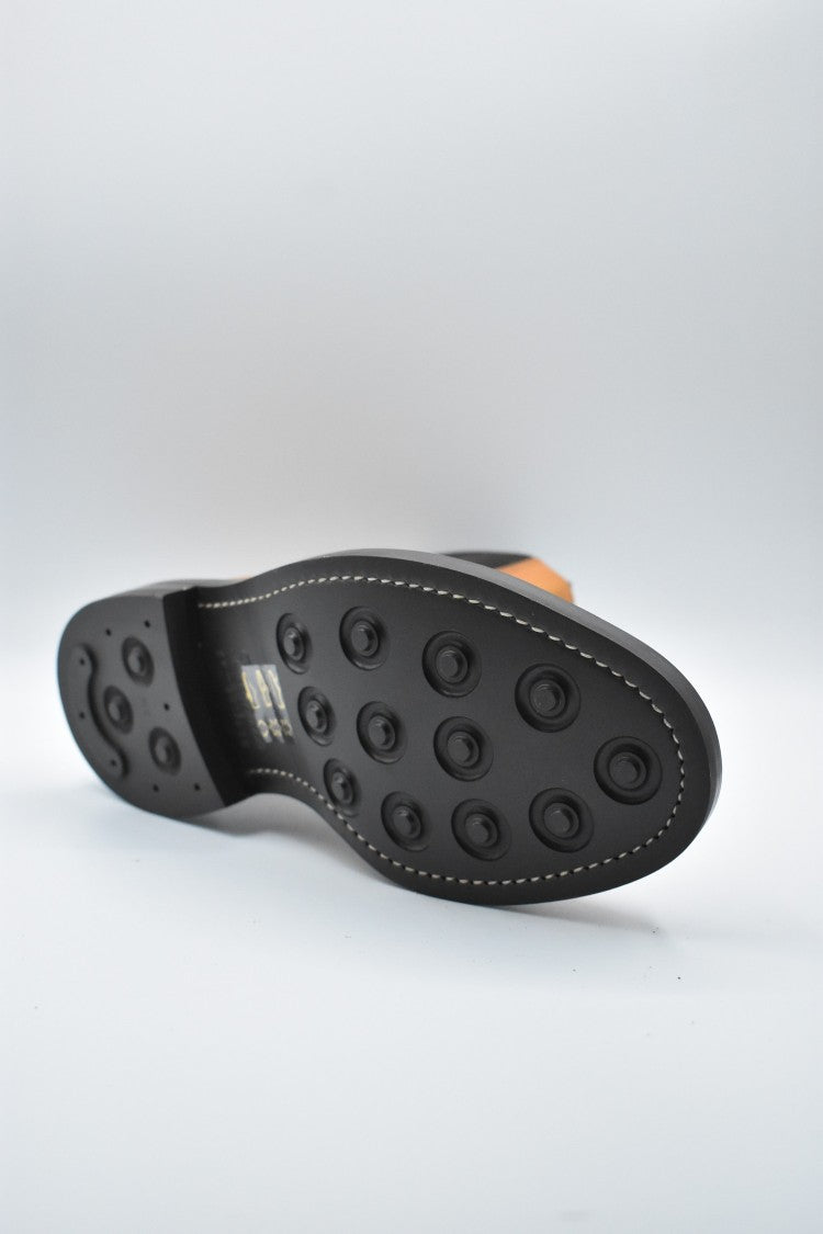 Laced Boots With Brogue Detailing
