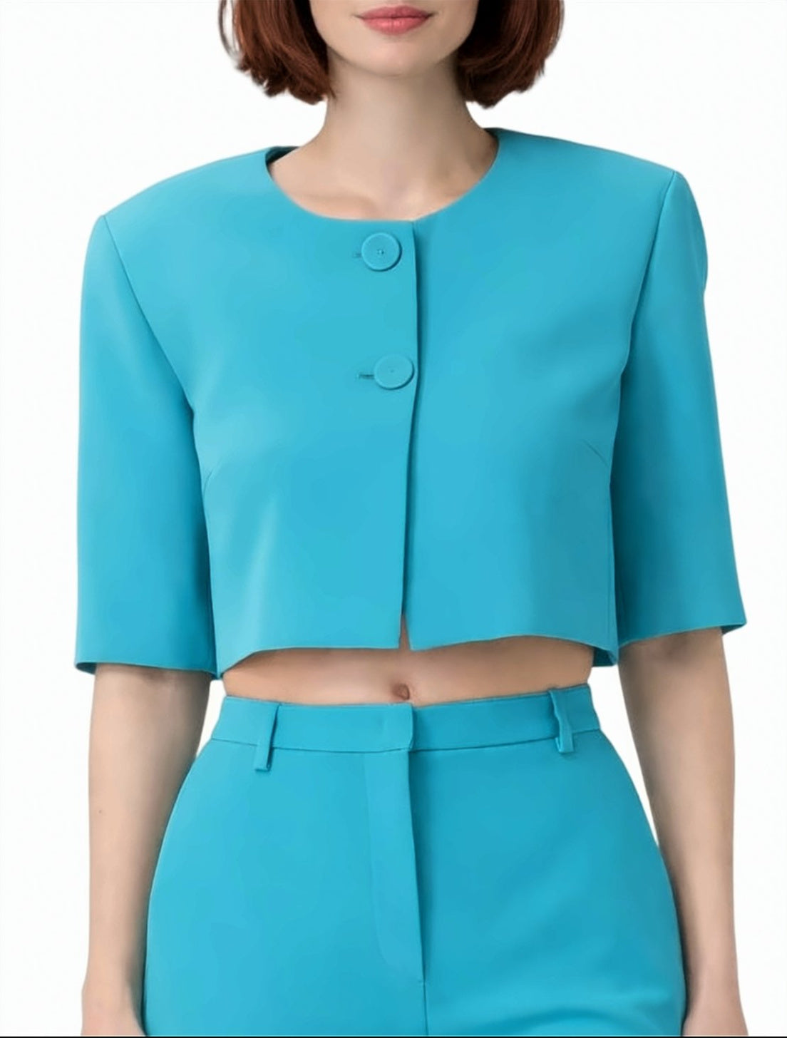 Platano Cropped Short Sleeve Jacket