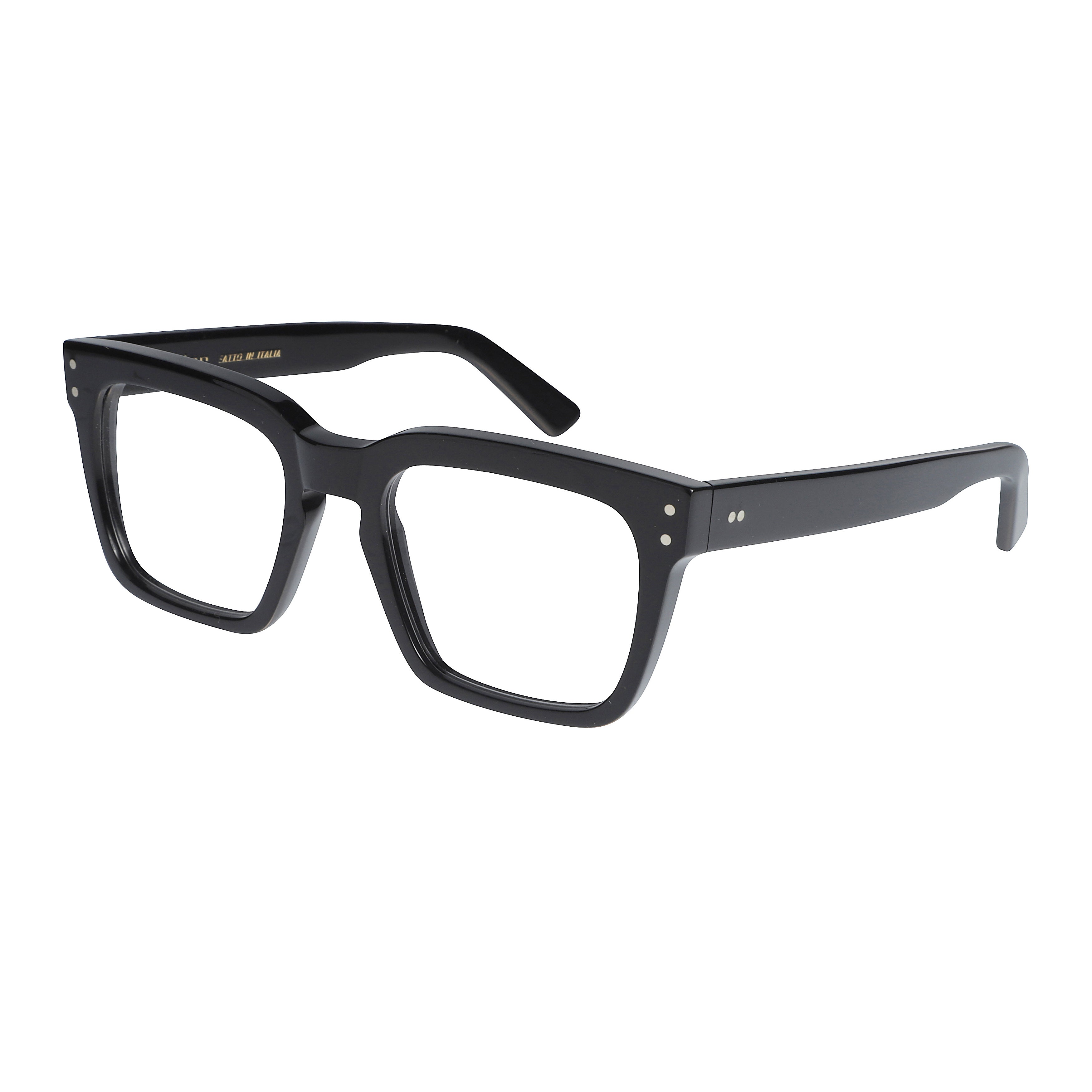 Truman Bold Square Frame Eyeglasses with Glossy Finish