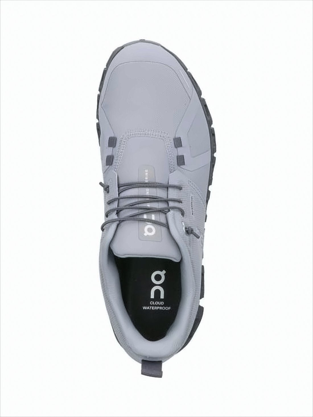 Waterproof Grey Sneakers with Recycled Polyester Upper