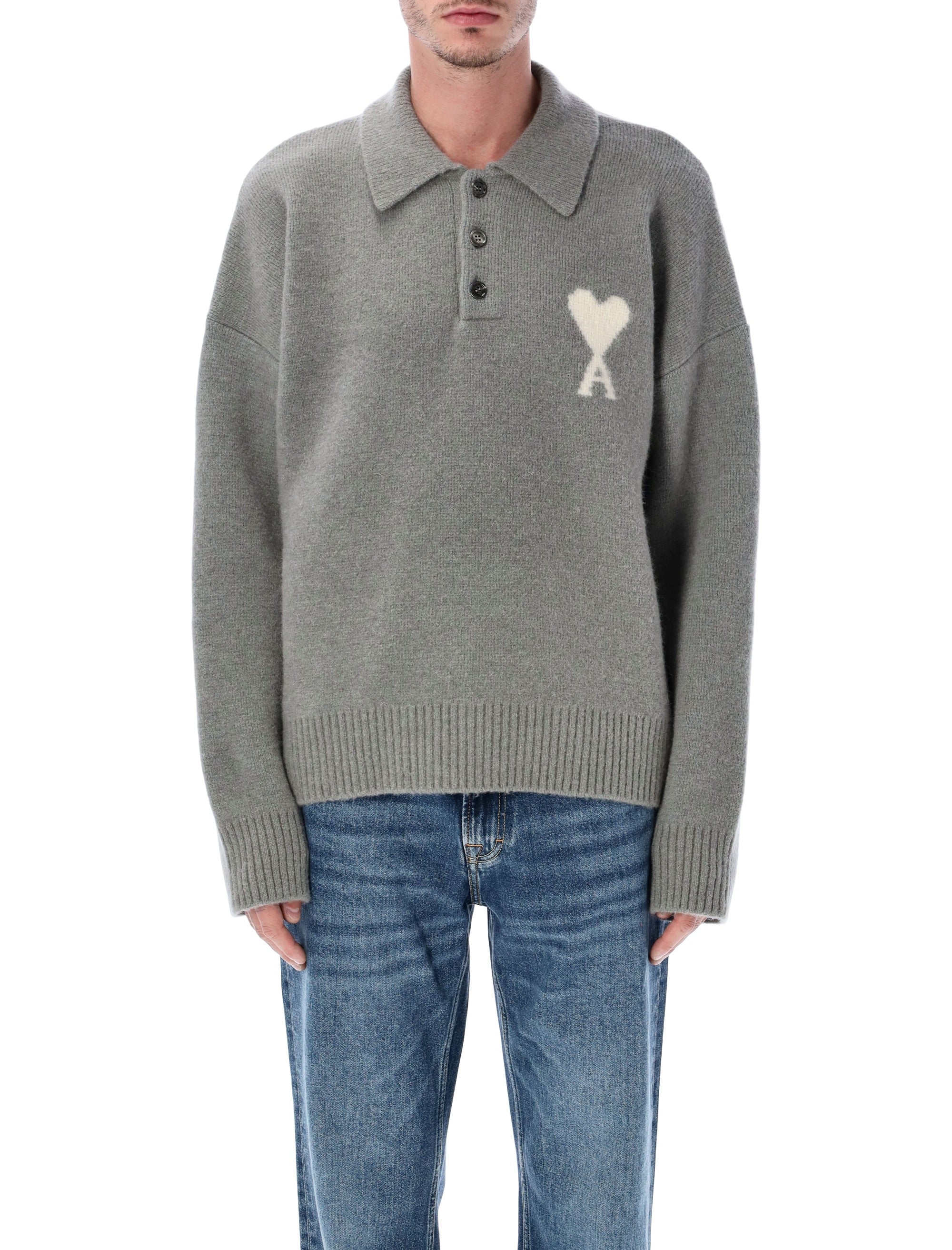 Wool Polo Sweater