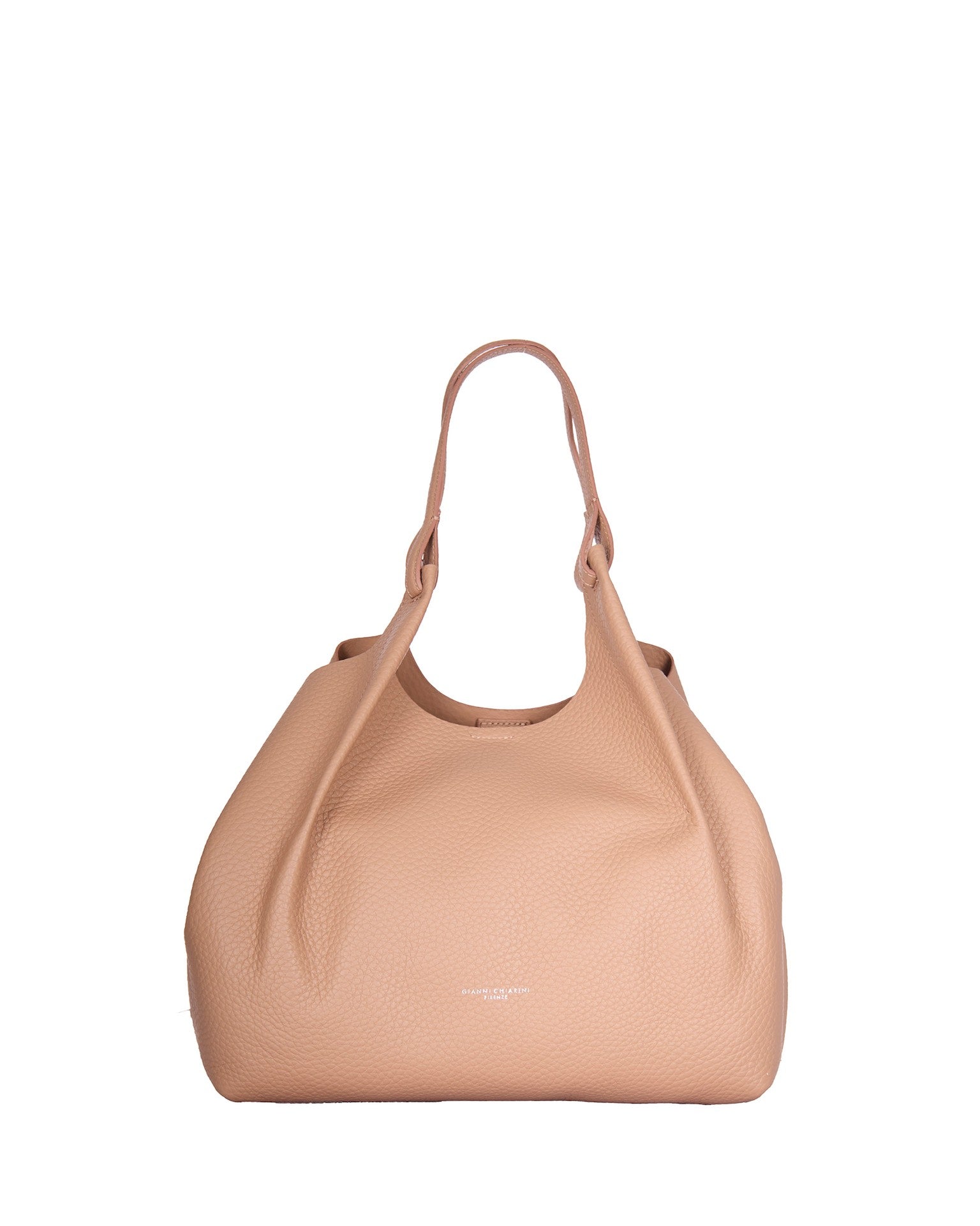 Borsa Dua Shoulder Bag In Soft Large-Grain Leather