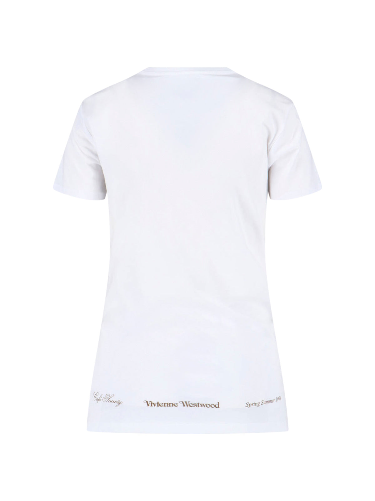 White Floral Print Cotton T-Shirt