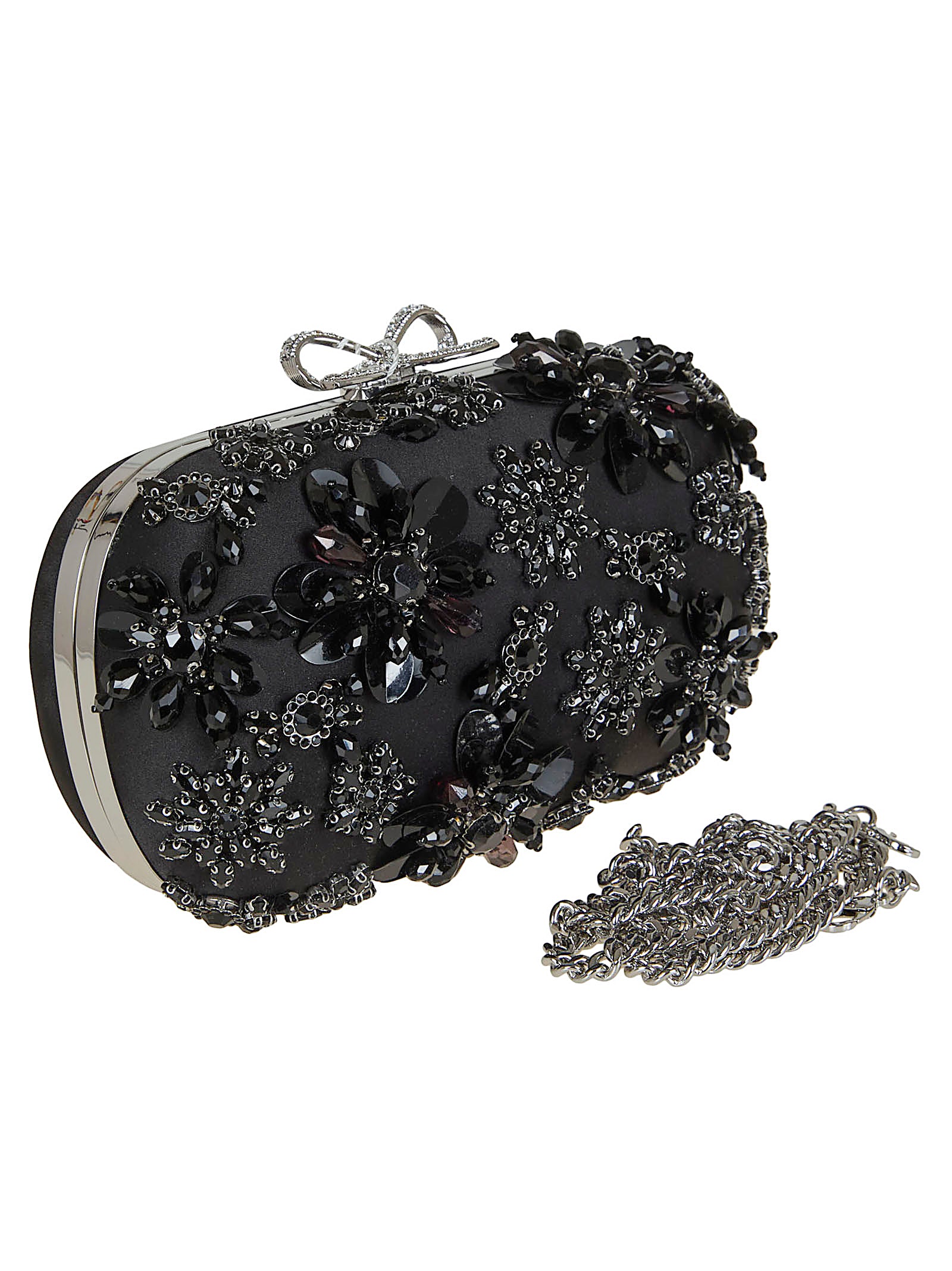 Beaded Satin Clutch