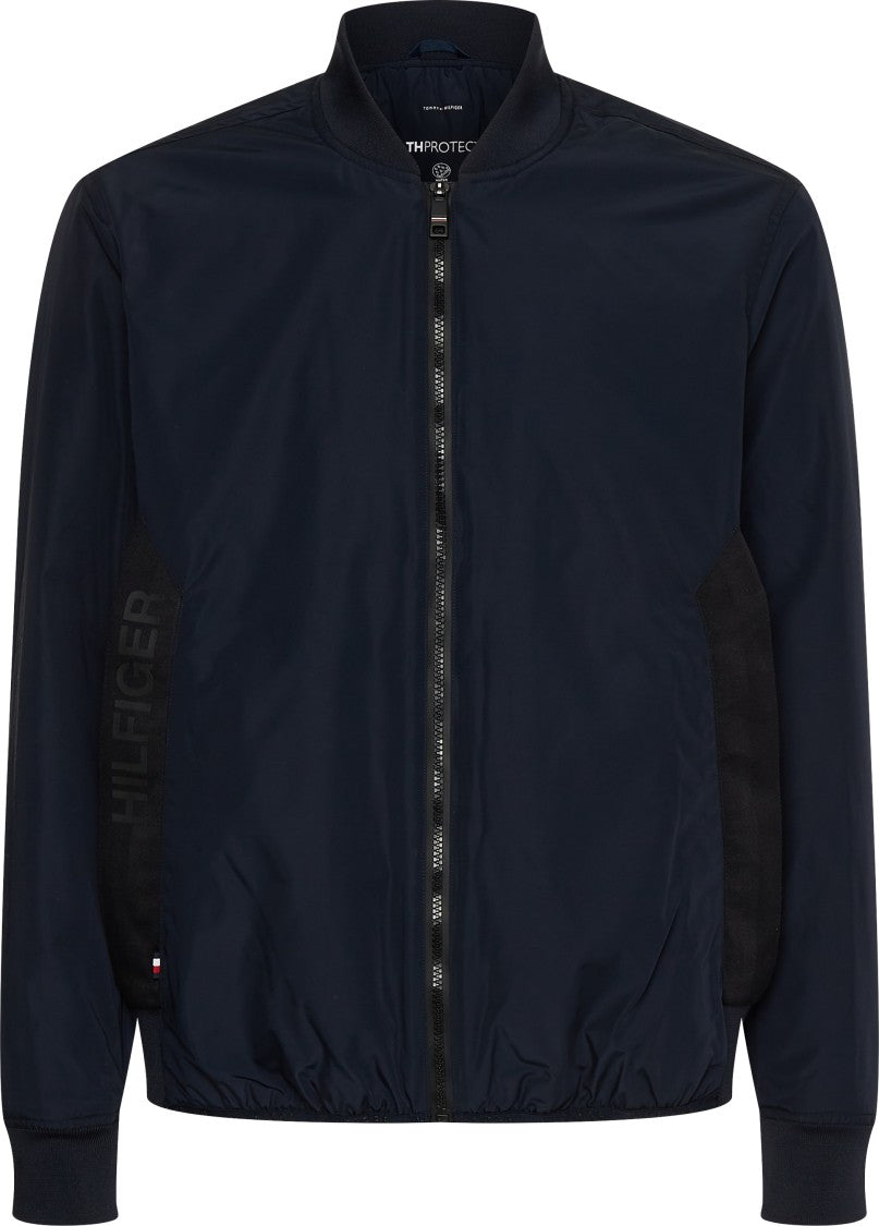 Navy Blue Zip-Up Jacket