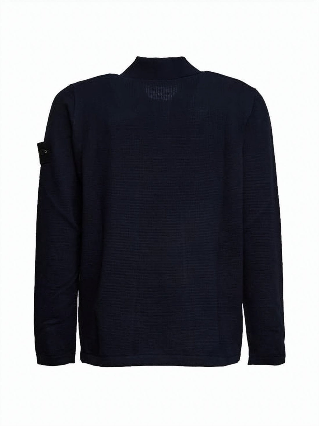 Black Long-Sleeve Polo Shirt
