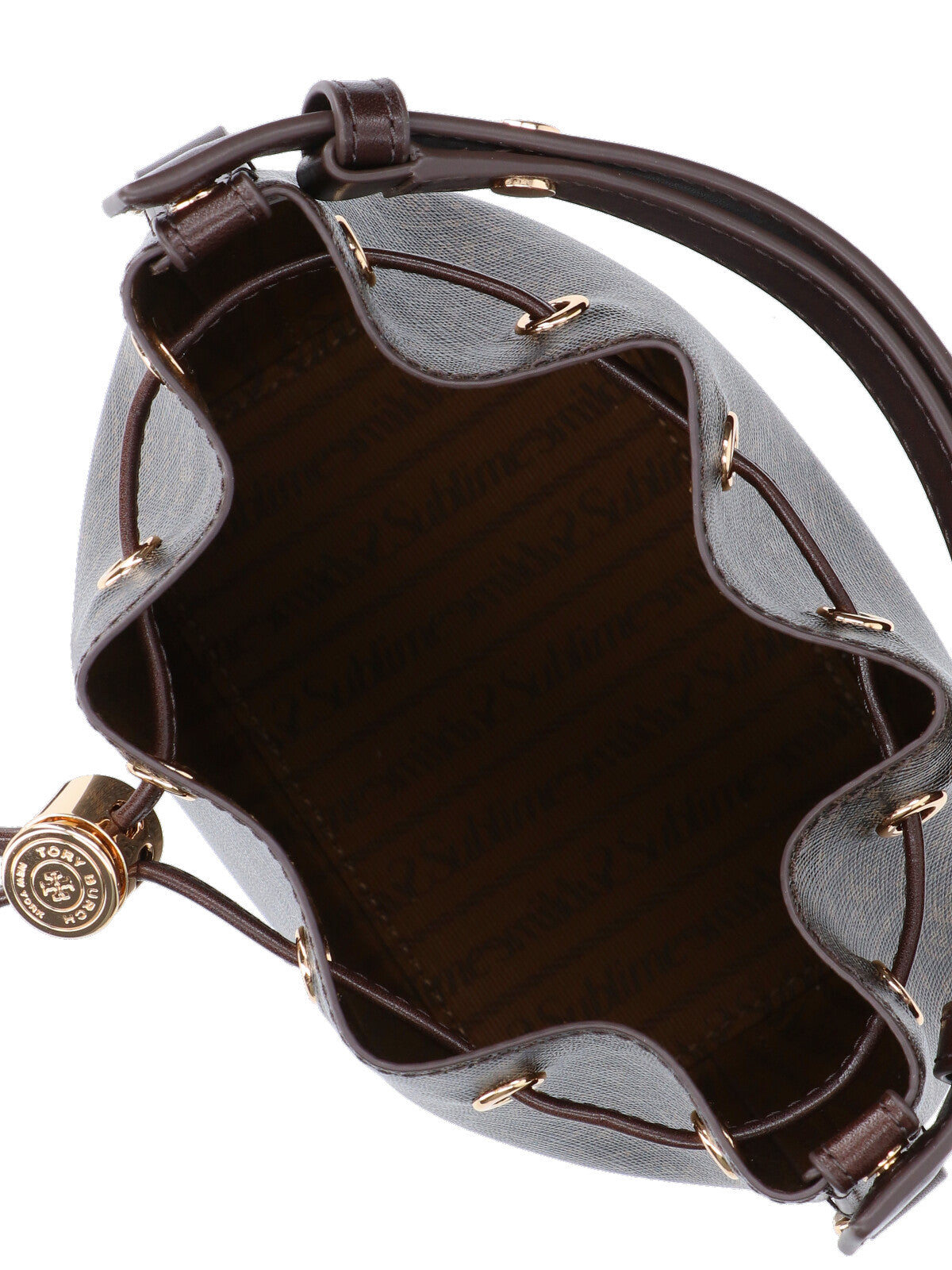 "T Monogram" Mini Bucket Bag