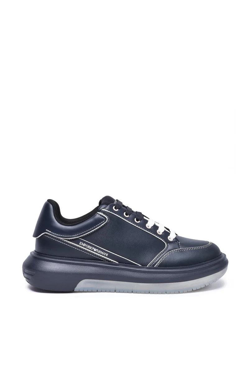 Sneakers Leather Laces - Blue