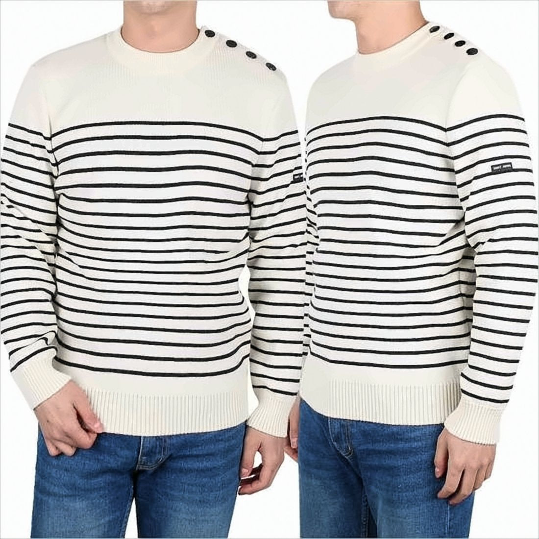 Horizontal Stripe Knit Sweater