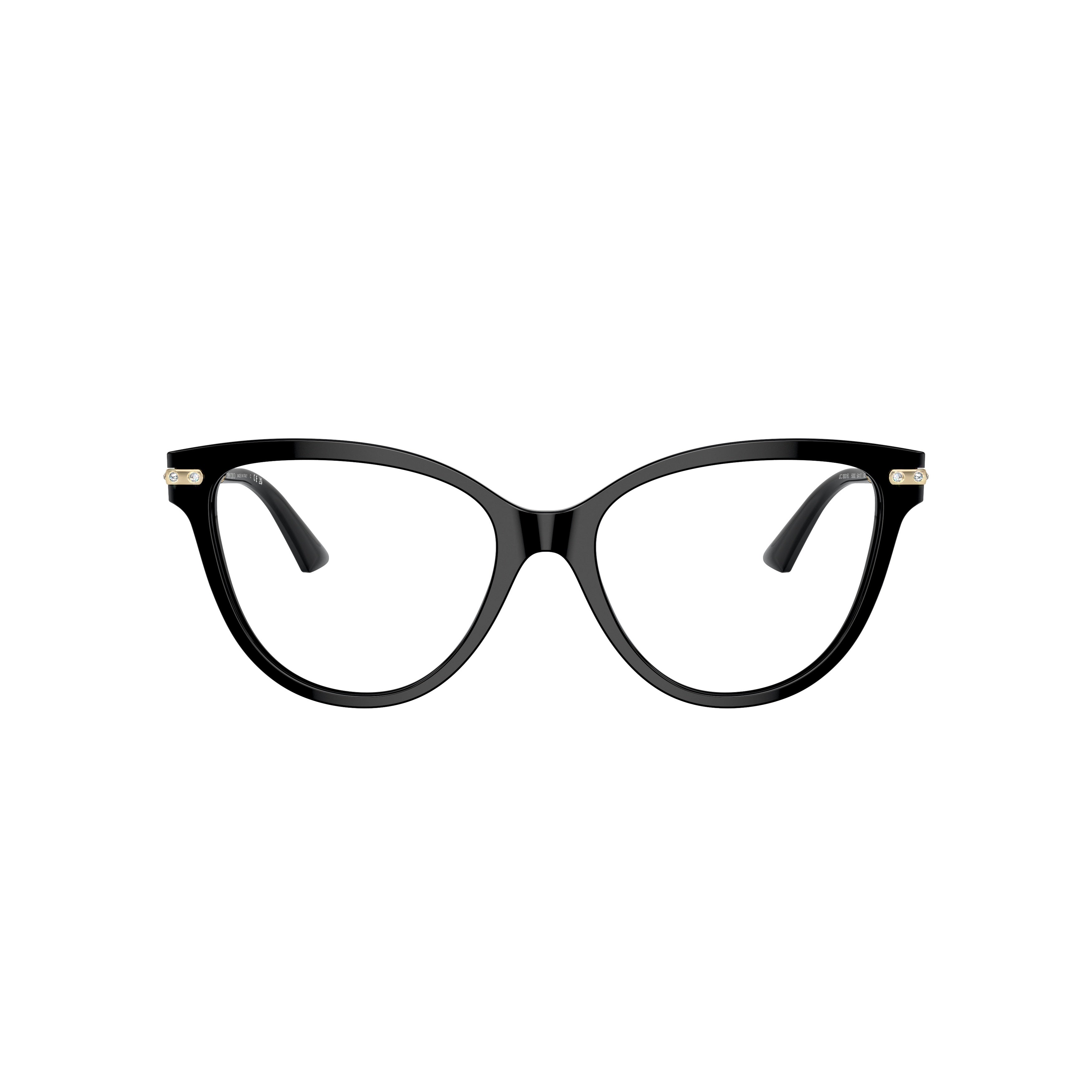 0jc3001b Glossy Black Cat-Eye Eyeglasses