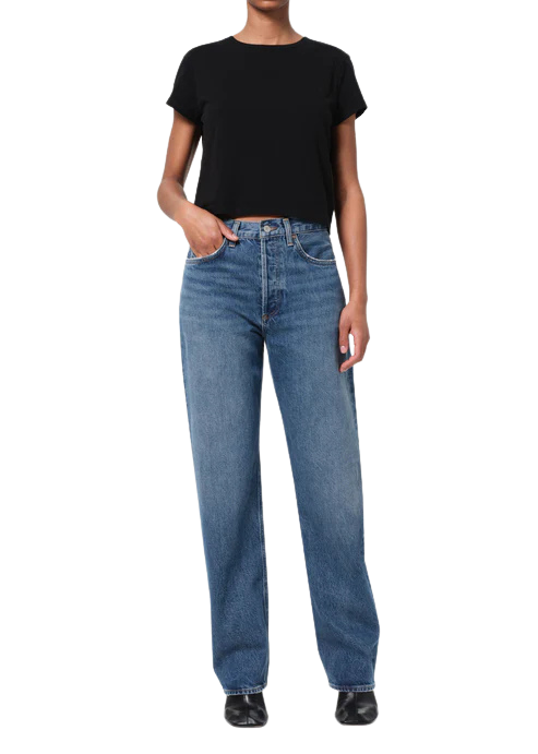 Kelly High-Rise Straight-Leg Jeans