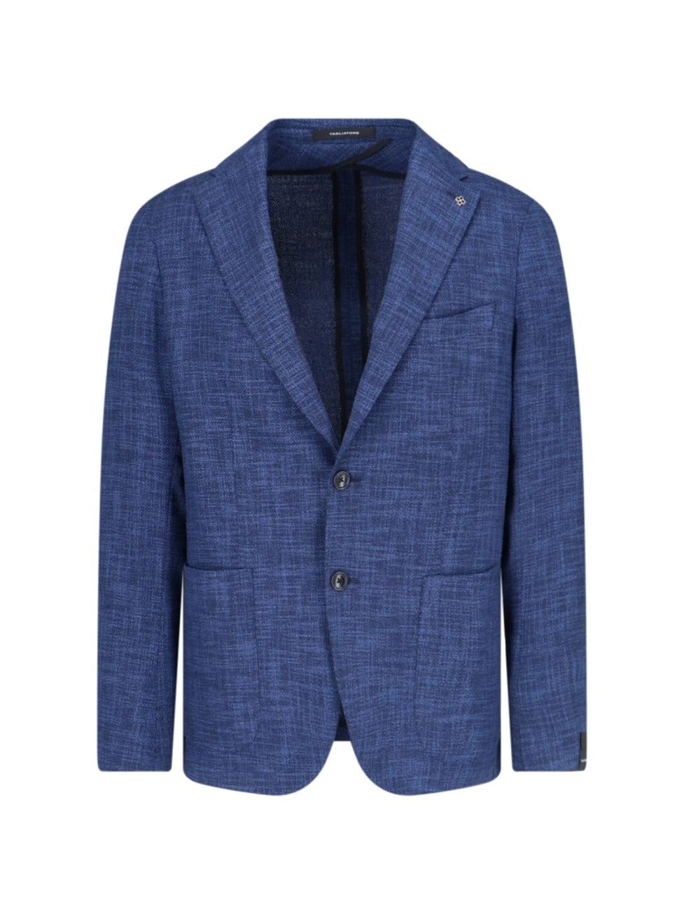 Single-Breasted Blazer – Blue Mélange