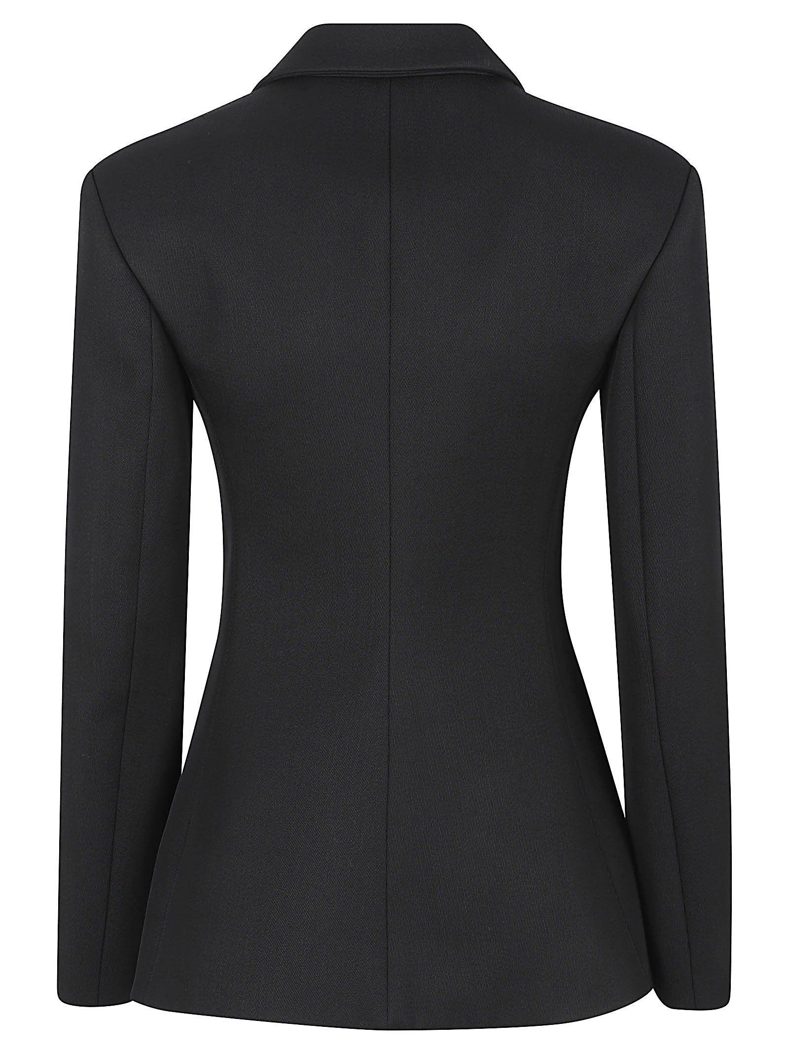 Tailored Black Jacket With Notched Lapel