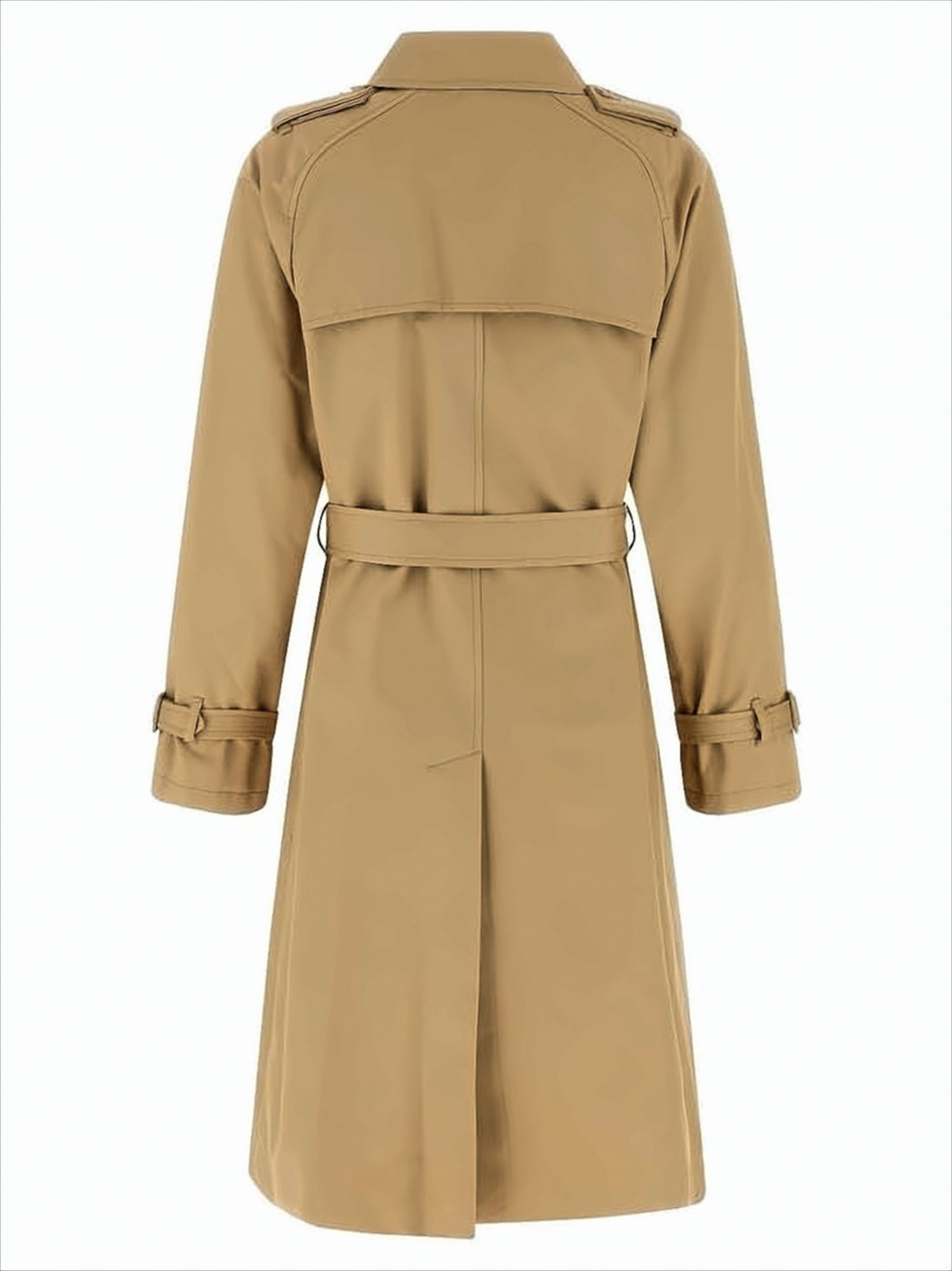 Double-Breasted Brown Trench Coat