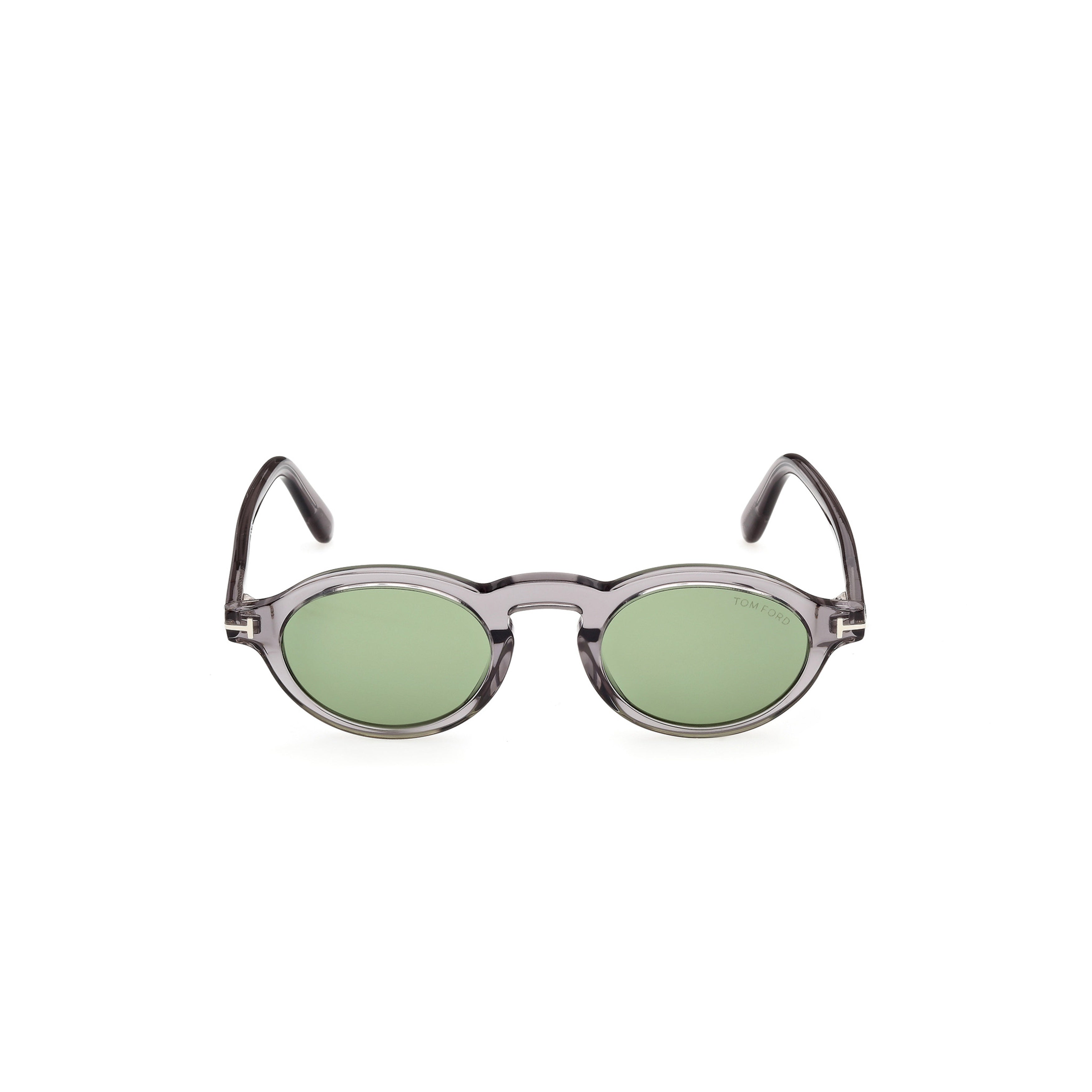 Ft1332 Translucent Acetate Rounded Frame Sunglasses