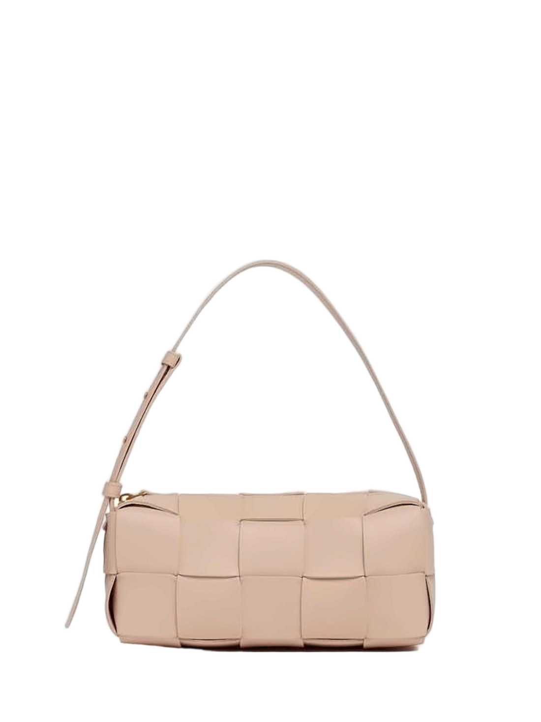 Woven Lambskin Shoulder Bag