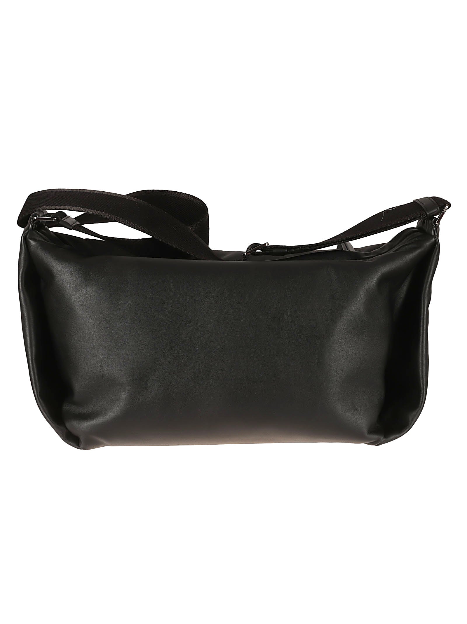 Calf Leather Bag with Structured Silhouette