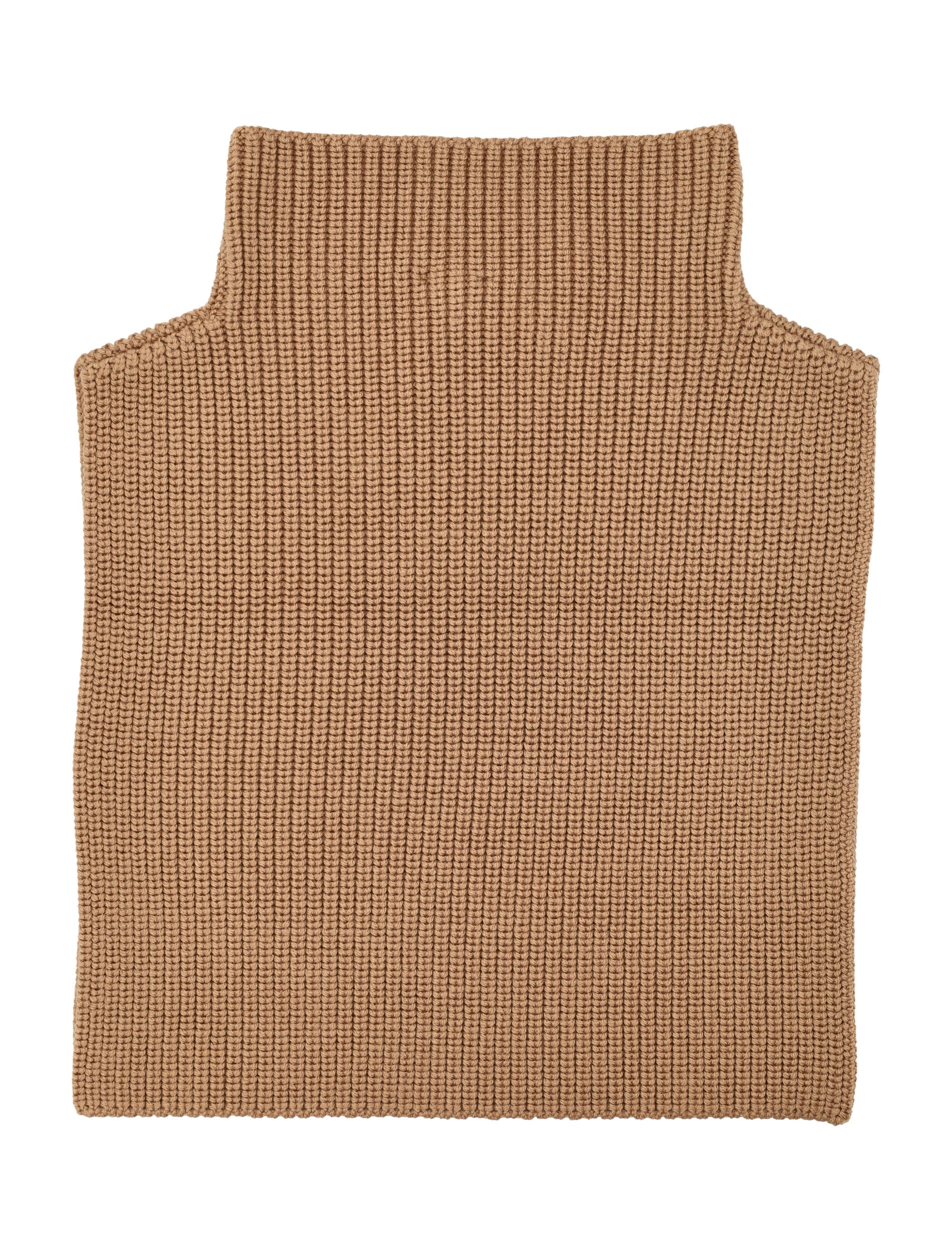 Orsola Wool Ribbed Neckwarmer