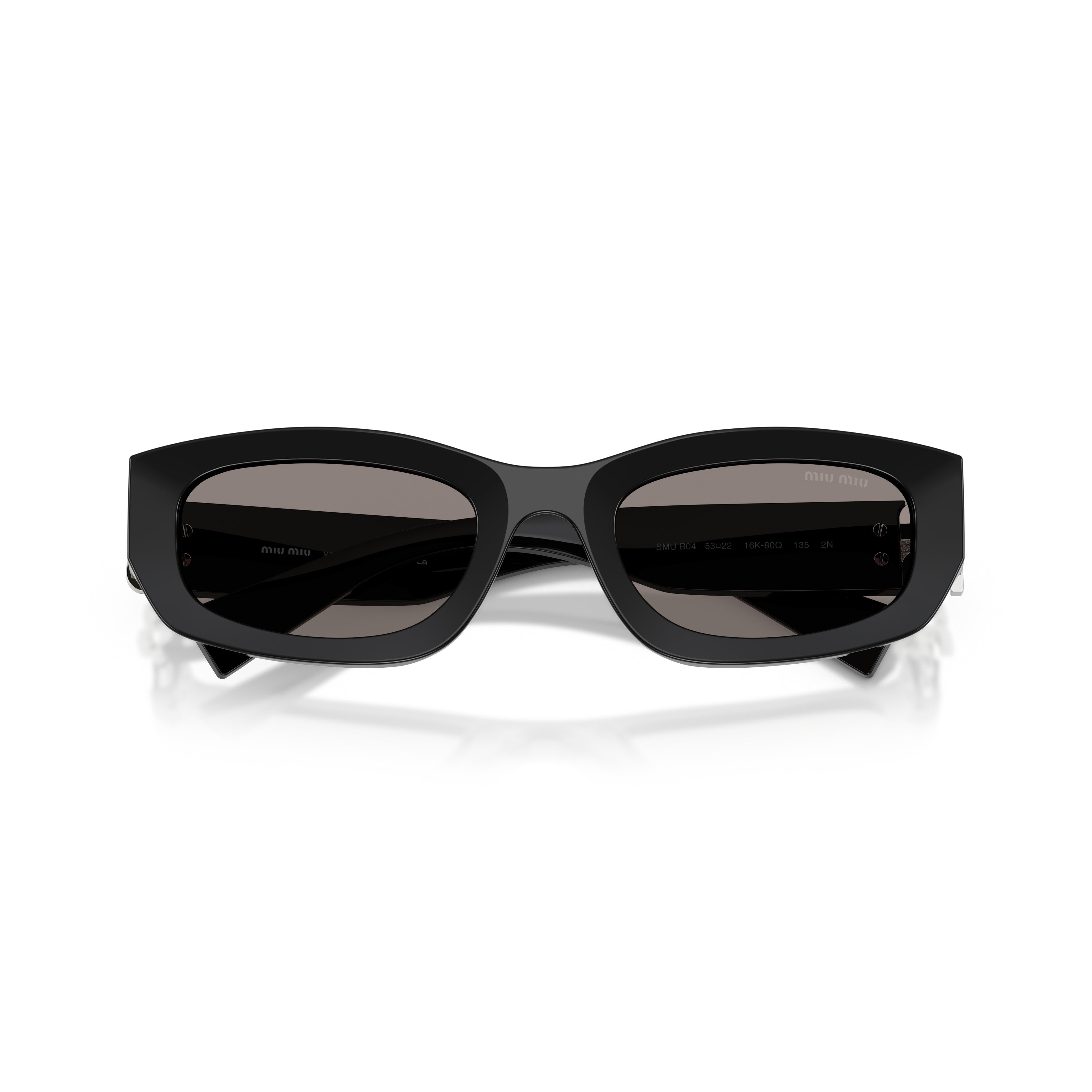 0mu B04s Bold Rectangular Frame Sunglasses