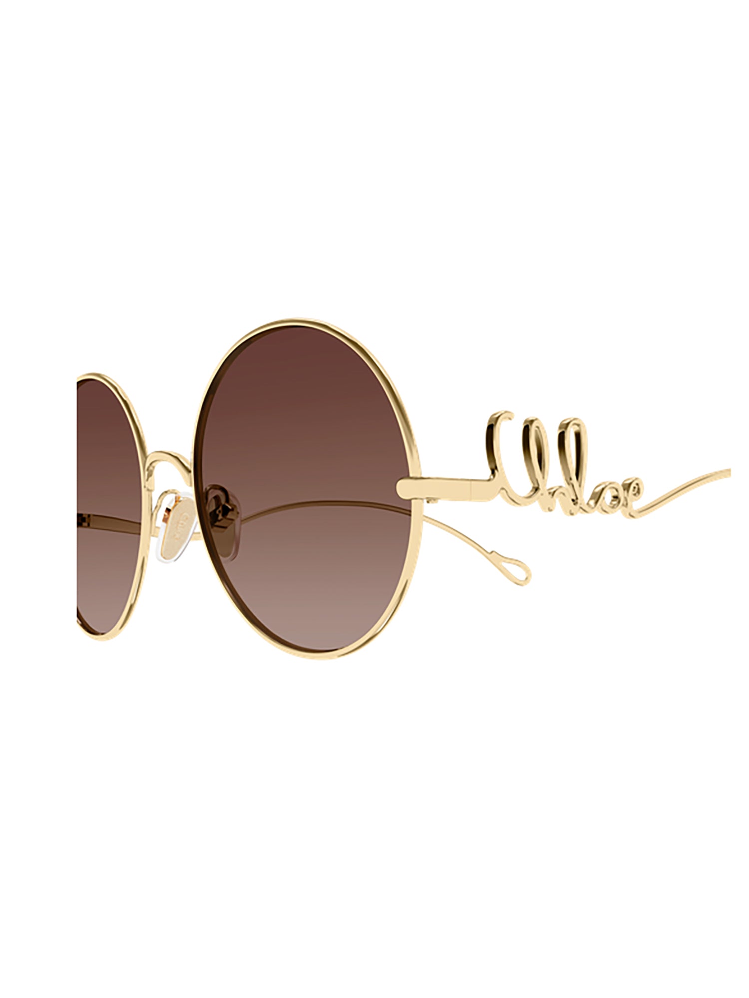 Oval Gradient Brown Lenses