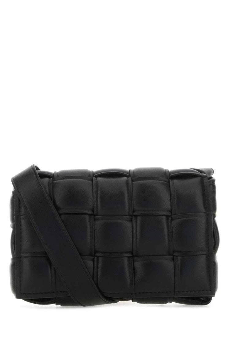 Padded Woven Shoulder Bag