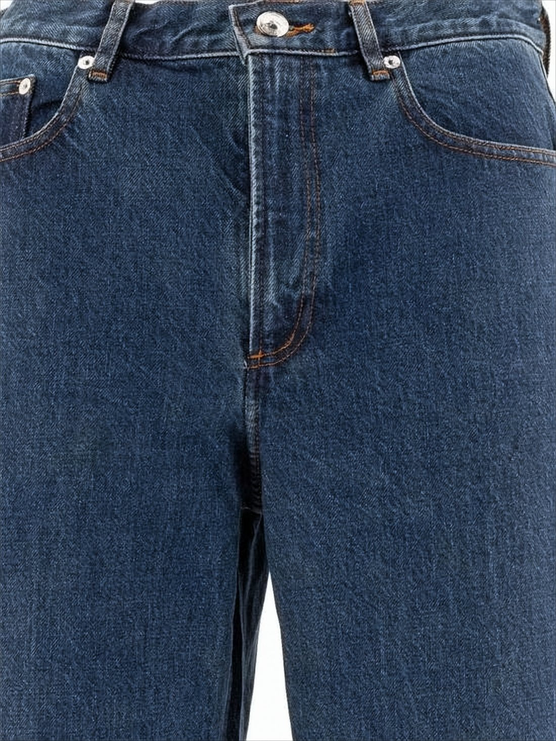 Classic Straight-Leg Denim Pants
