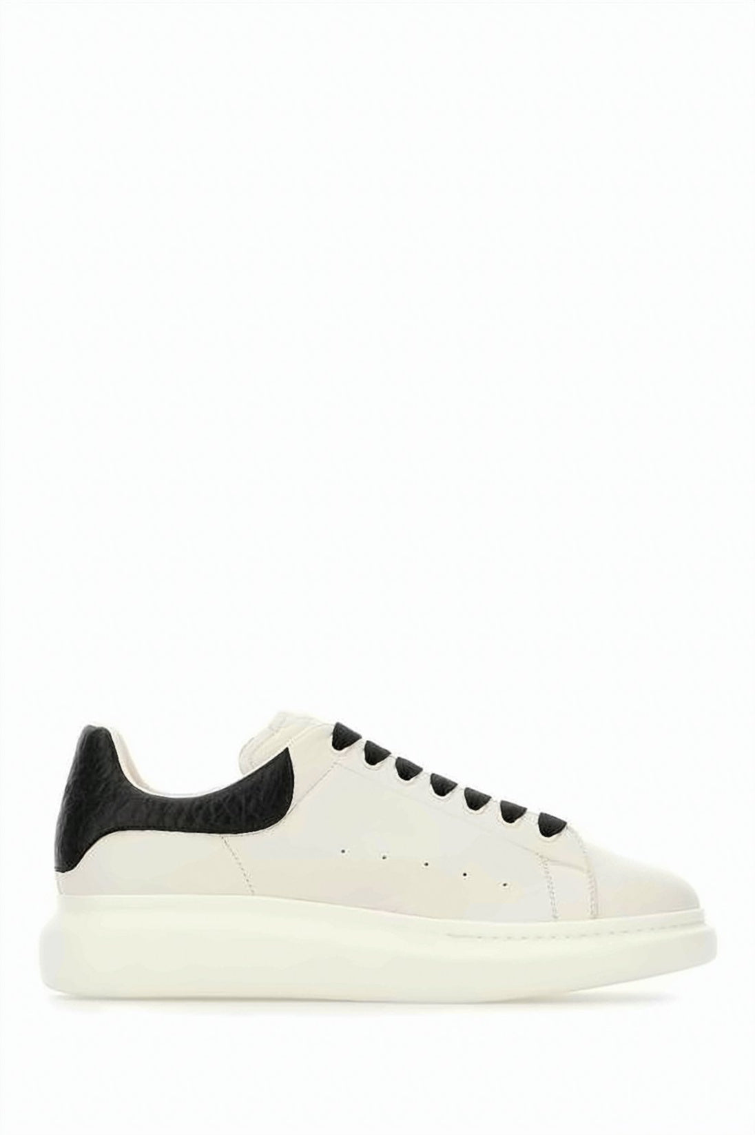 Oversized Neutral Lambskin Sneakers with Cushioned Sole