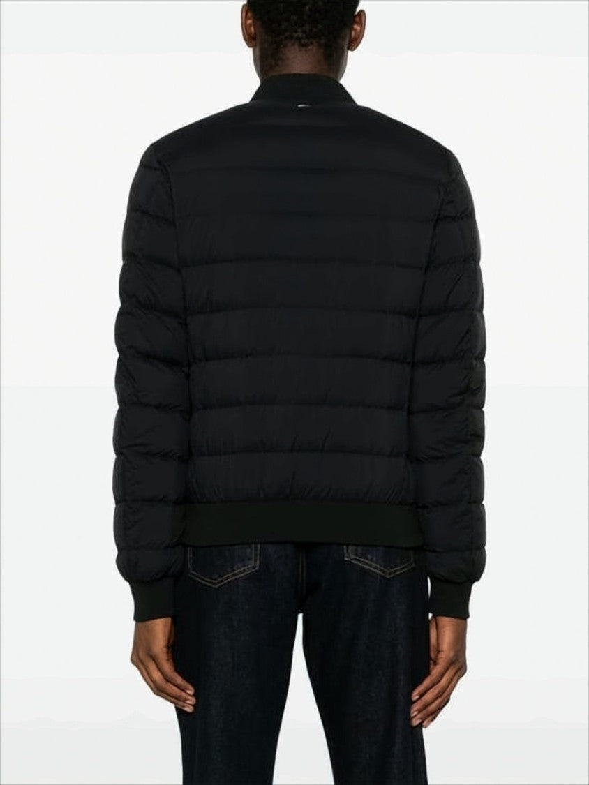 Quilted Bomber Jacket with Goose Down Fill