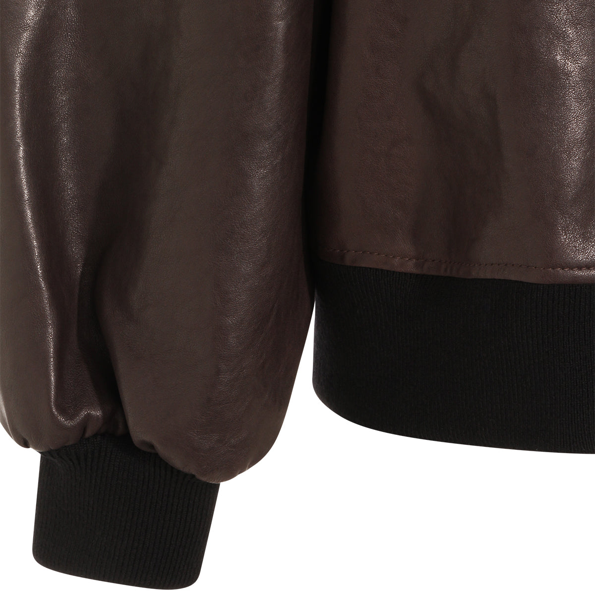 Leather Bomber Jacket