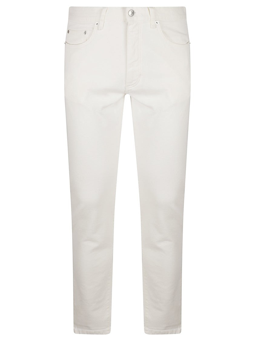 Classic Five-Pocket Straight Leg Trousers