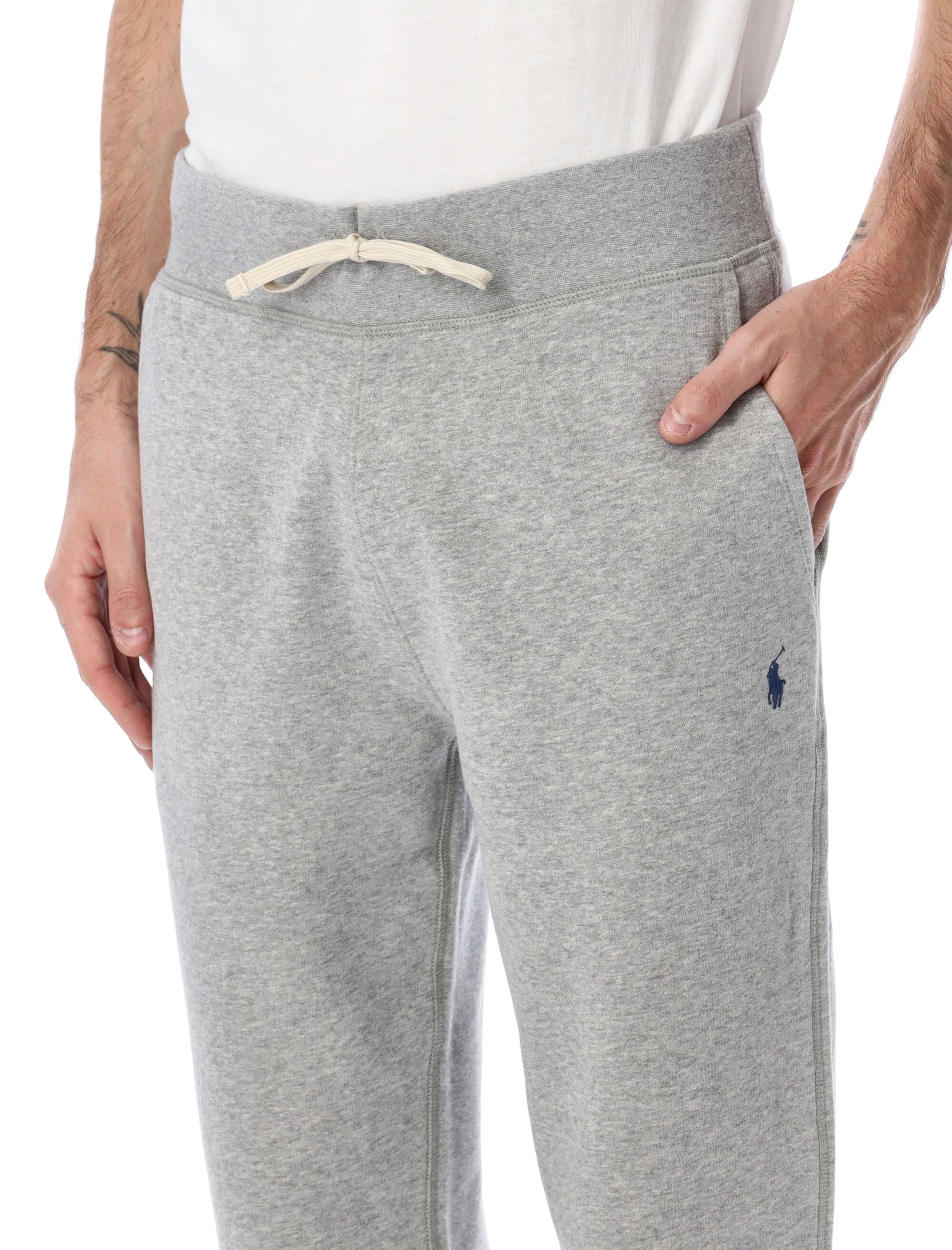 Soft Cotton-Blend Fleece Joggers With Emblem