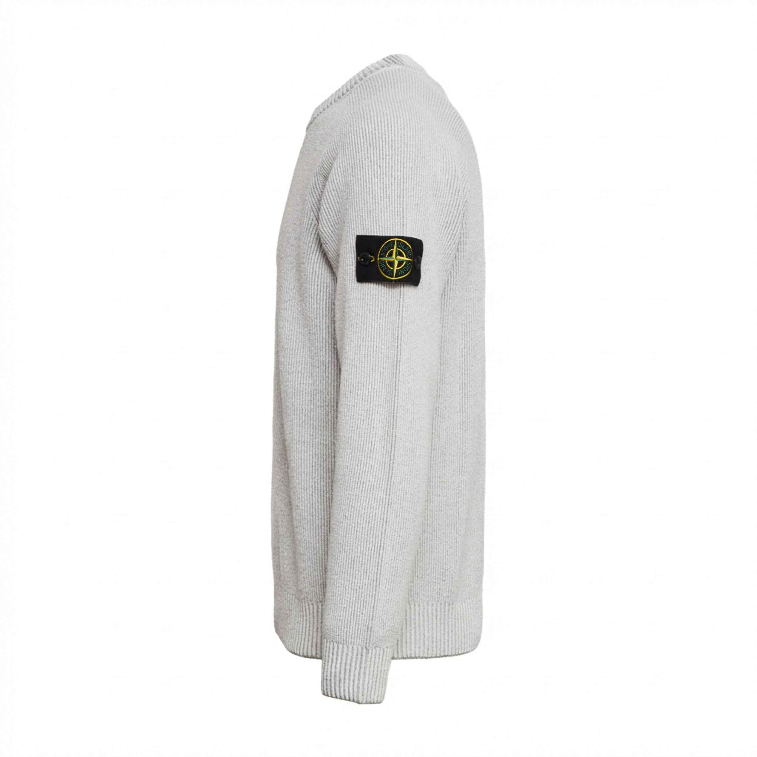Plated Rib Cotton Bouclé Sweater