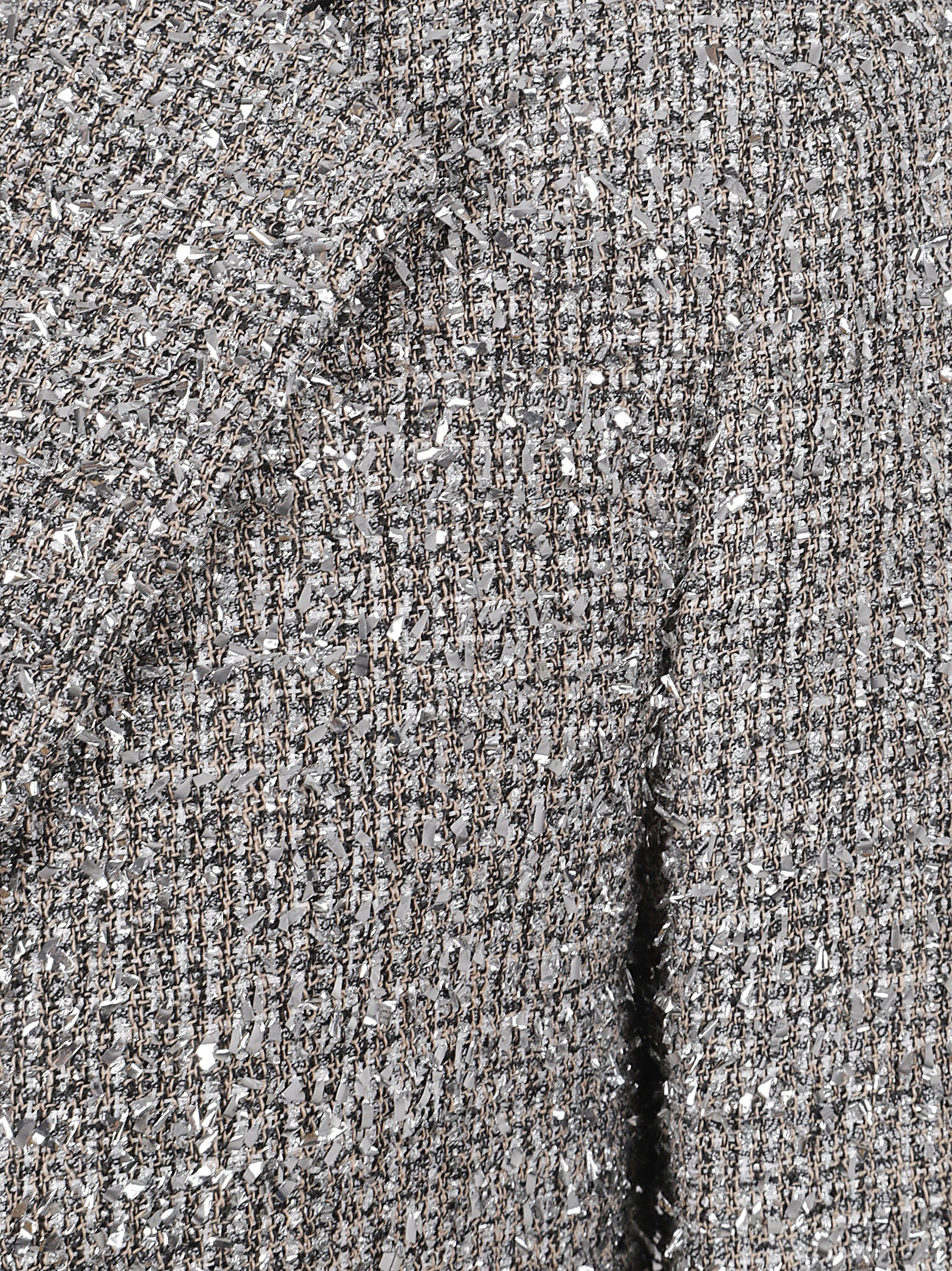 Tweed Blazer with Metallic Threads