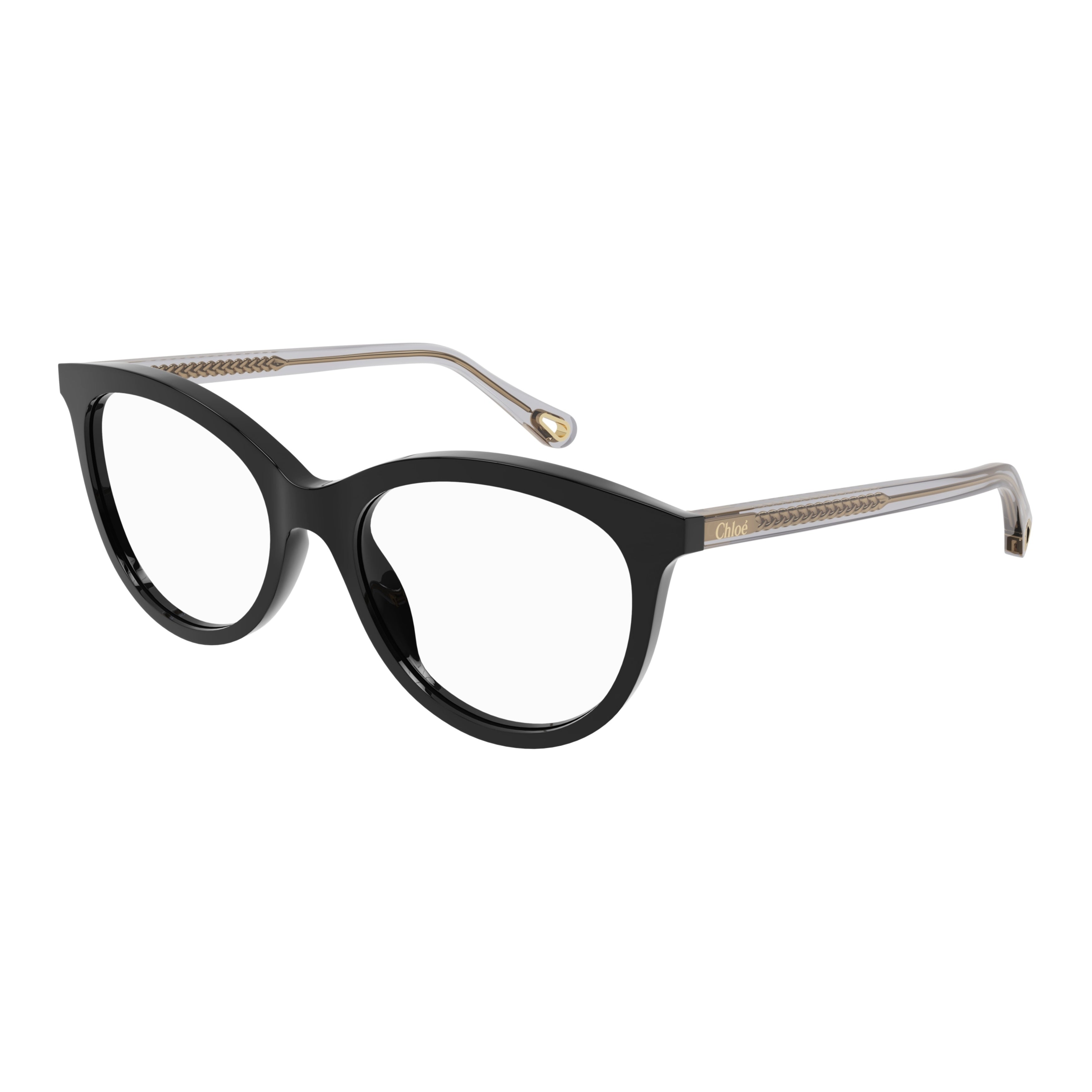 Ch0117o Rounded Black Bio Acetate Eyeglasses