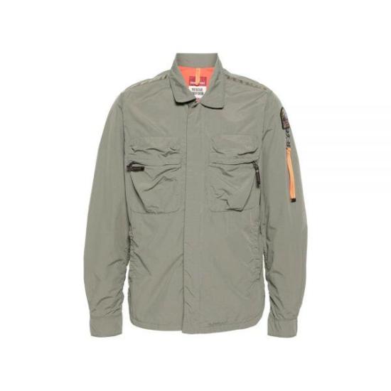 Utility-Inspired Lightweight Jacket with Concealed Zip Closure