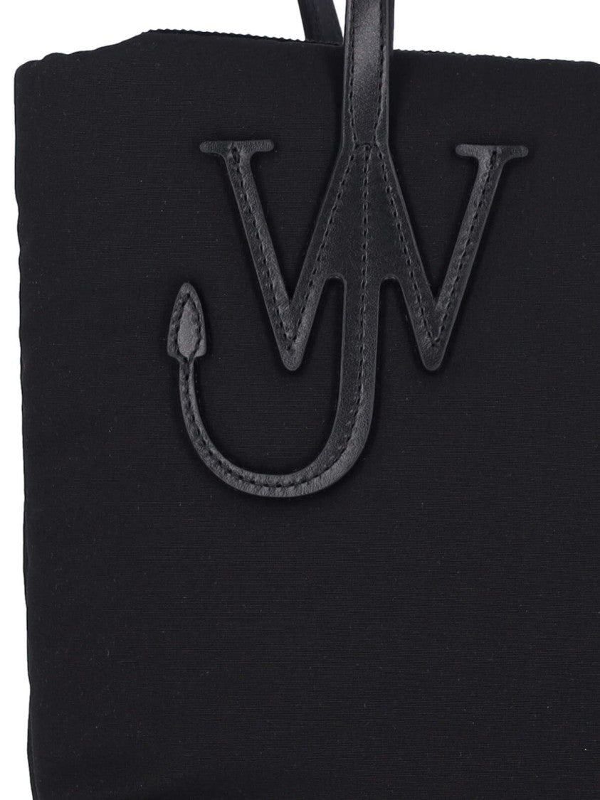 Small "Puffy Anchor" Tote Bag – Black