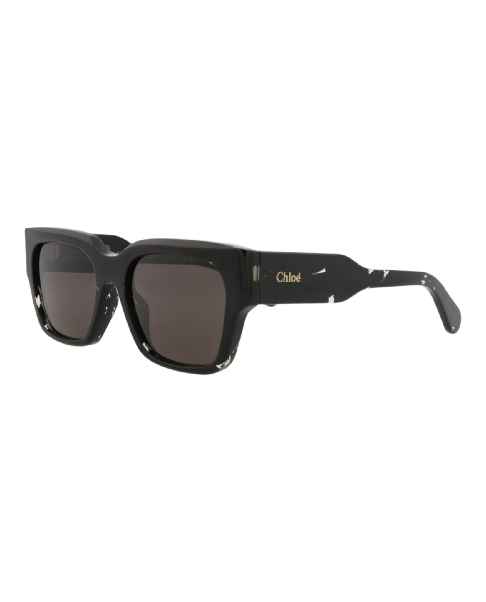 Square-Frame Recycled Acetate Sunglasses
