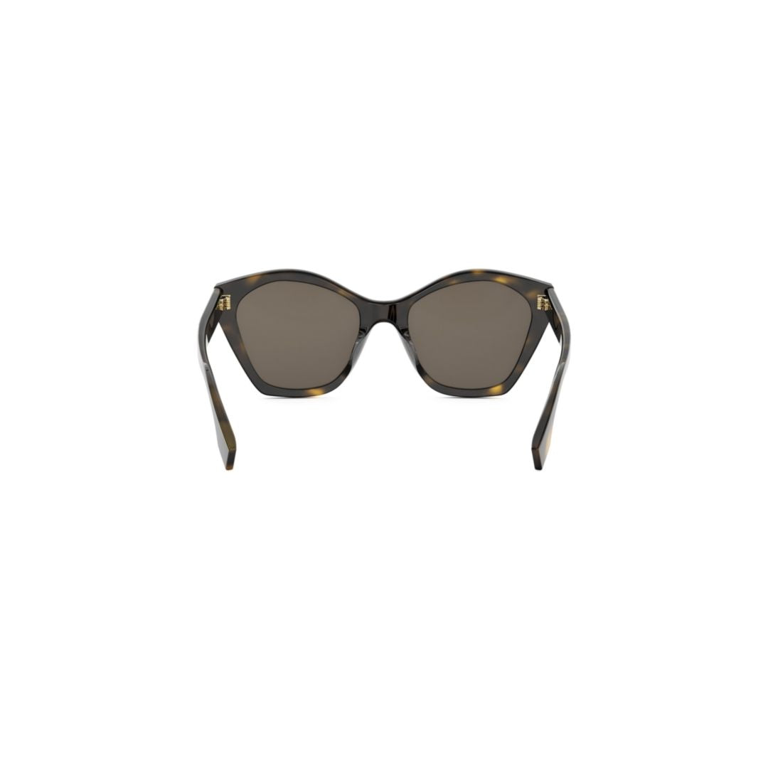 Fe40175i Tortoiseshell Oversized Cat-Eye Sunglasses