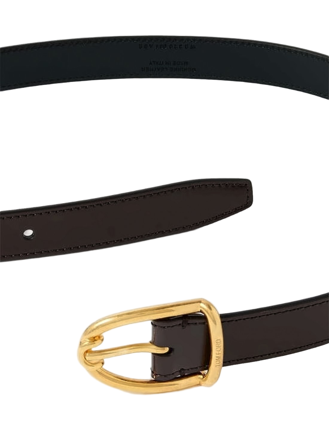 Sleek Calf Leather Belt