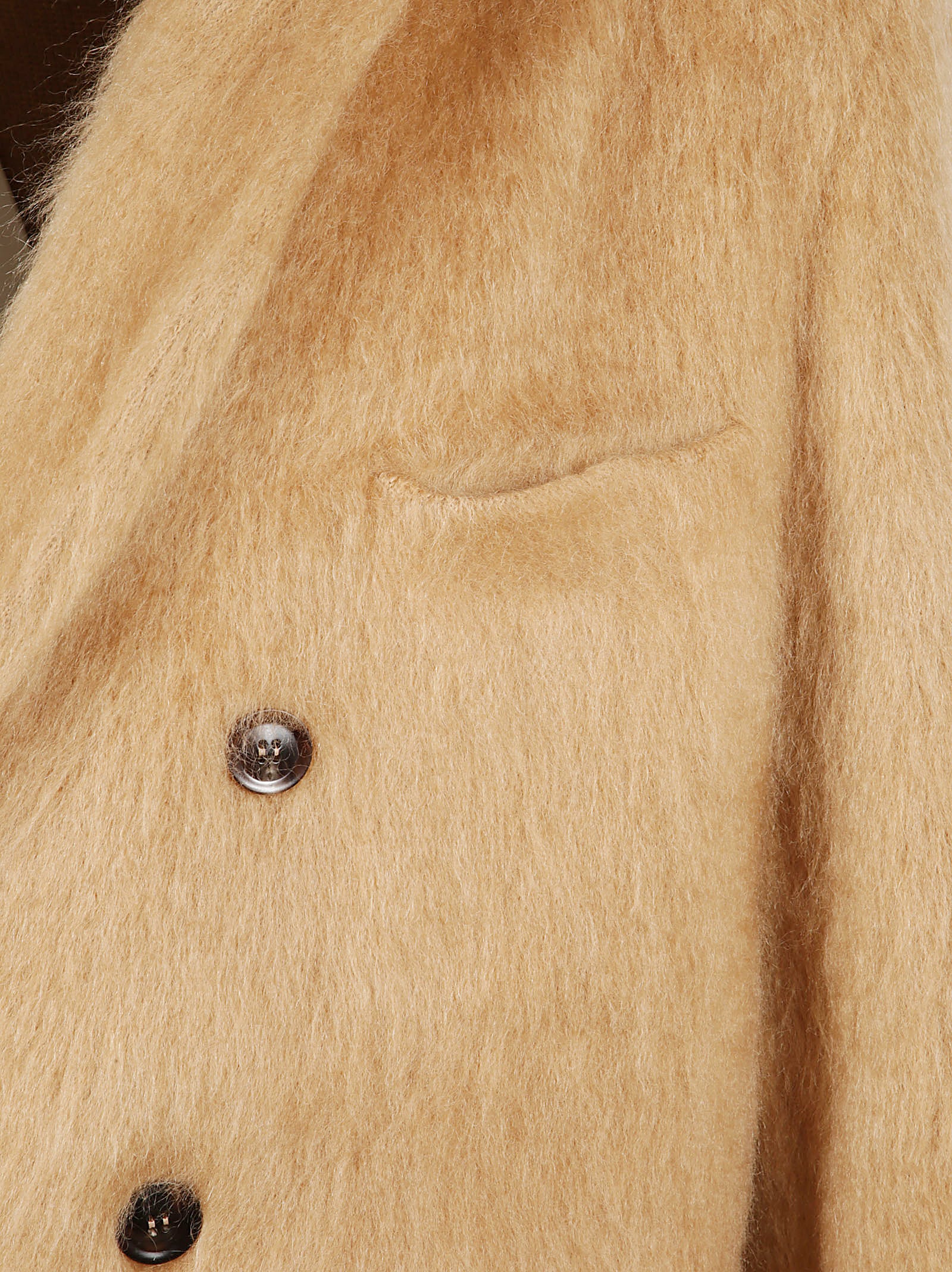 Double-Breasted Tailored Jacket In Cashmere, Silk