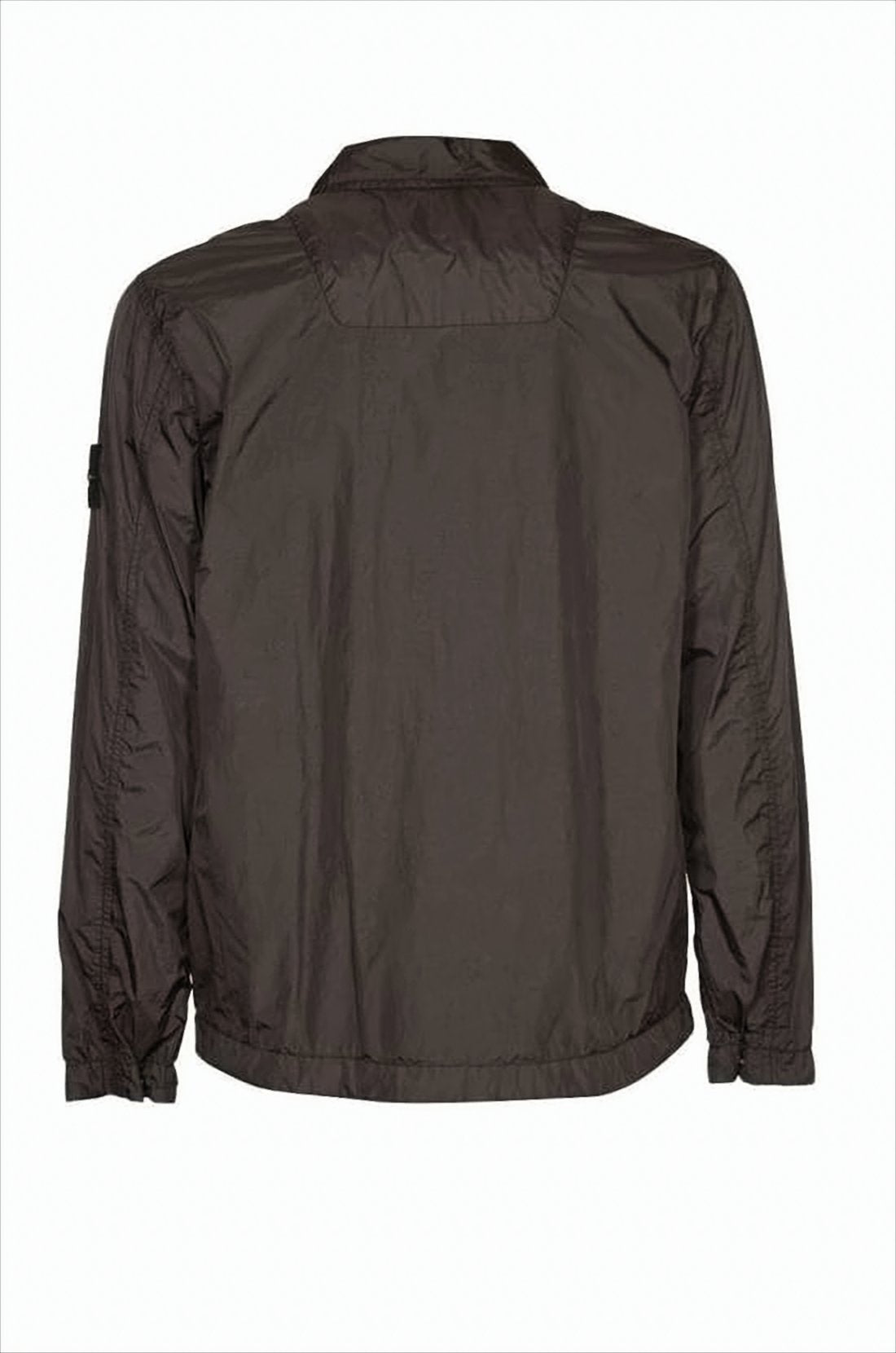 Smooth Polyamide Jacket with Classic Detailing