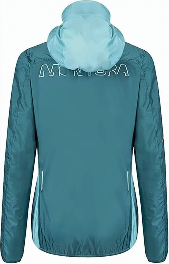 Two-Tone Women's Jacket with Bold Logo Detail
