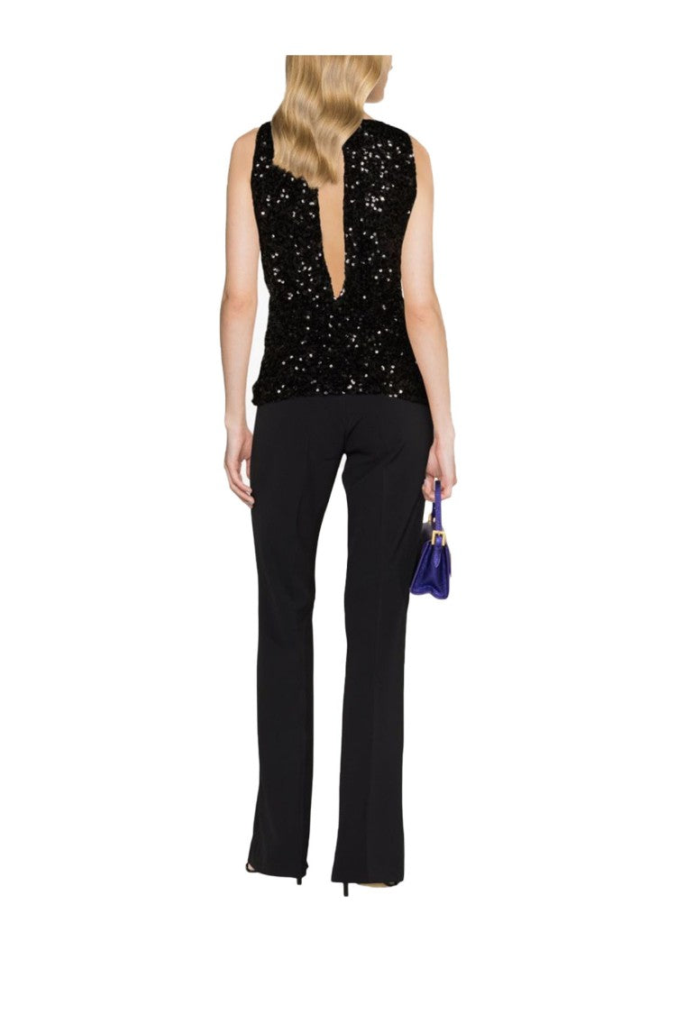 Black Straight Pants