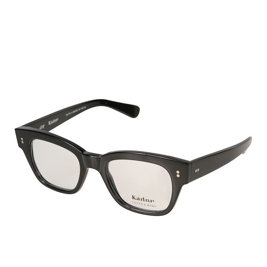 Professor/N Rectangular Frame Eyeglasses with Glossy Finish