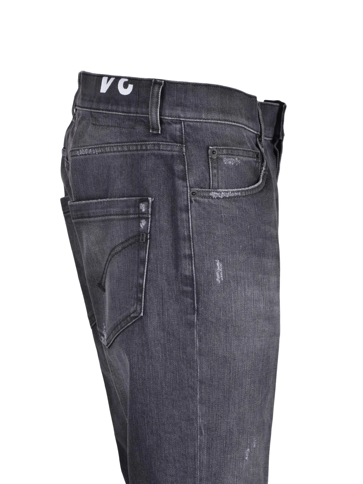 Black Mius Cotton Elastane Jeans