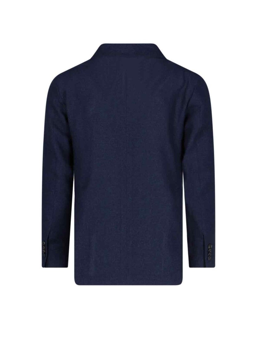 Double-Breasted Blazer – Navy Blue