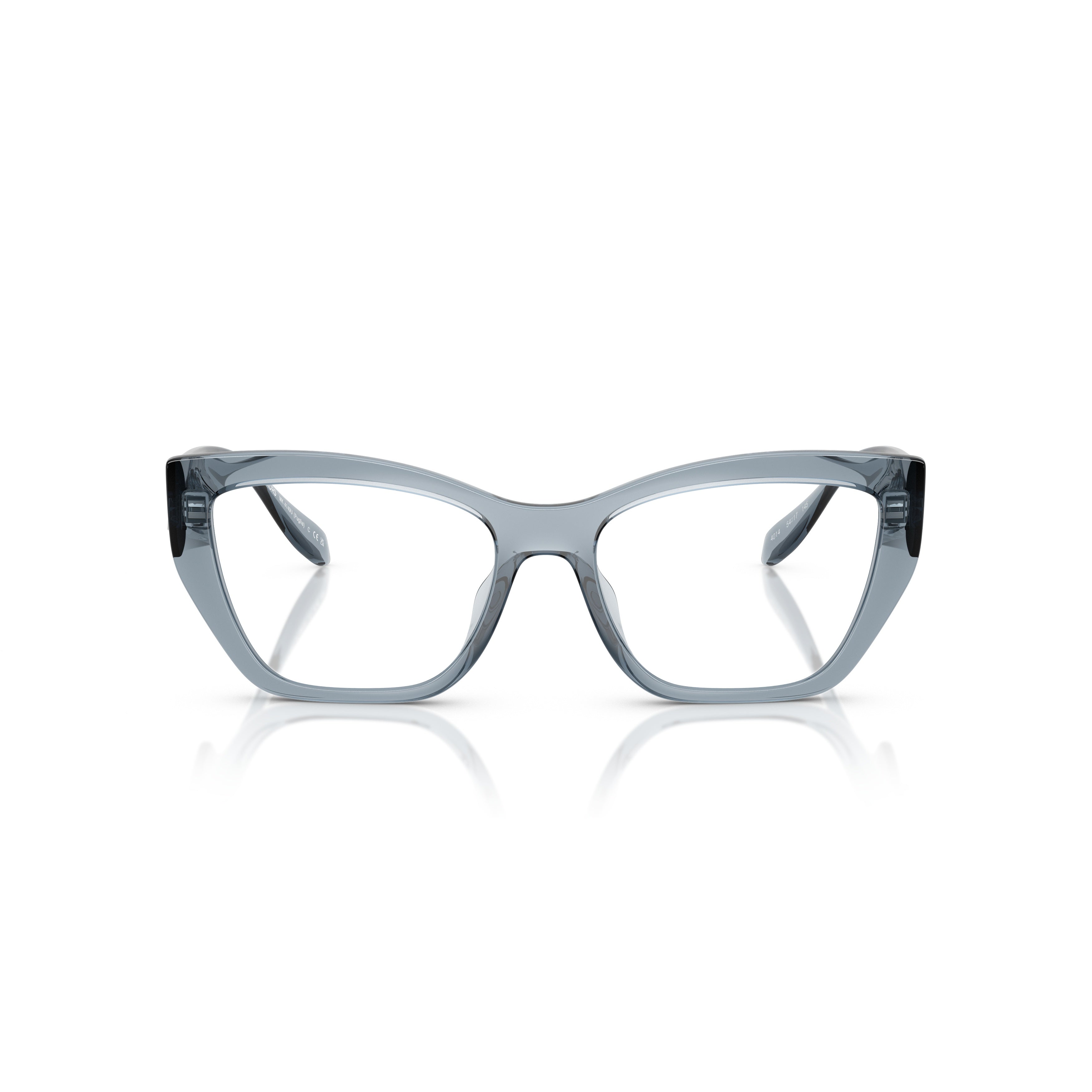 0mk4149u Oversized Square Frame Sunglasses in Translucent Smoky Blue
