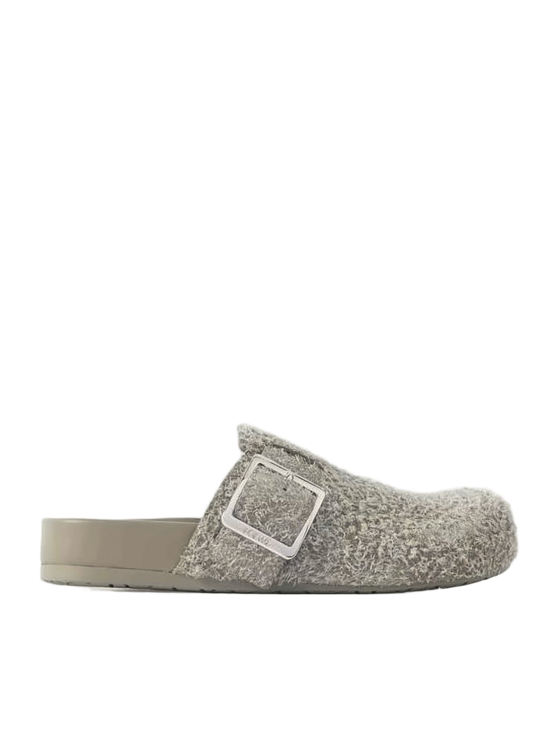 Textured Suede Mule